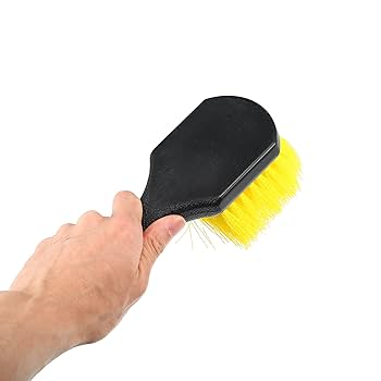 Amazon.com: X AUTOHAUX Black Short Handle Wheel Tire Brush